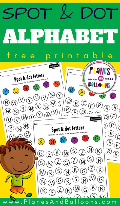 Alpahbet do a dot printables FREE for kindergarten - free letter recognition worksheets. #kindergarten #abc #alphabet #planesandballoons Free Letter Recognition Activities, Letter Recognition Activities Preschool Abc Games, Preschool Letter Recognition Worksheets, Alphabet Recognition Worksheets, Spring Alphabet Letters Free Printable, Letters Recognition Activities, Abc Recognition Activities, Find The Letter Free Printables, Letter S Activities For Kindergarten