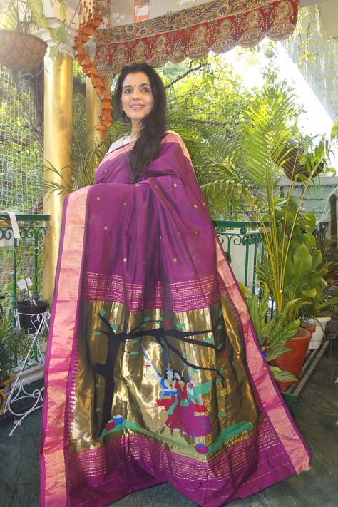 Cotton Paithani Saree, Saree Model, Saree Cotton, Indian Handloom, Paithani Saree, Saree Models, Handloom Saree, Cotton Saree, Indian Wear