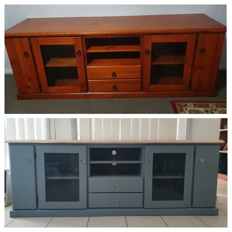 Upcycle Tv Unit, Upcycle Tv Cabinet, Upcycled Tv Cabinet, Tv Cupboard, Flip Ideas, Furniture Remodeling, Revamp Furniture, Chest Furniture, Furniture Flip