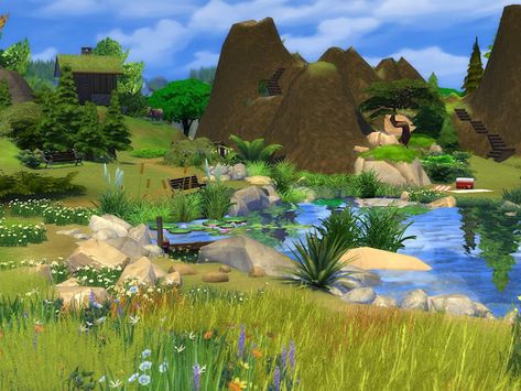 Sims 4 National Park, Forest Sims 4 Cc, Sims 4 Forest, Selvadorada Sims 4 Cc, Ts4 Prehistoric Cc, Sims For Download, Sims 4 Jungle Adventure, Sims 4 Selvadorada Build, Sims Design