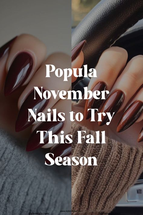 It’s officially November, which means it’s time to level up your nail game for the season. The autumn aesthetic is in full swing, and your manicure deserves to match those cozy, crisp vibes. Rich caramel hues, delicate gold accents, and winter outfits that pop, there are endless ways to make your nails pop this month. […] Aesthetic Winter Nails, Blue Nail Color, Plum Nails, Navy Blue Nails, Ten Nails, November Nails, Colors For Dark Skin, October Nails, Nail Pops