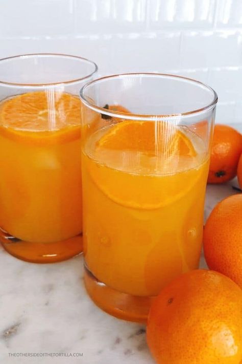 Mandarin Orange Recipe, Mandarin Juice Recipes, Canned Mandarin Oranges Recipes, Mandarin Orange Recipes, Recipes With Mandarin Oranges, Aqua Fresca Recipes, Oranges Recipe, Homemade Drinks Recipes, Orange Juice Recipes