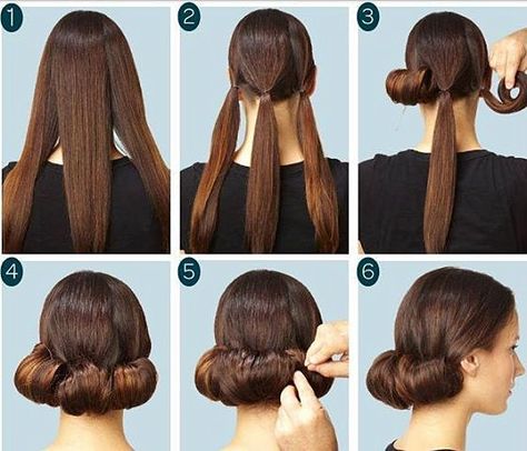 Three Pony Bun Low Buns Hairstyle, Retro Updo, Low Buns, Popular Short Hairstyles, Low Bun Hairstyles, Hair 2018, Short Wavy, Health Blog, Retro Look