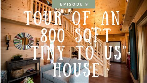 Checking out an 800 Sq Ft "Tiny To Us" House - YouTube 900 Sq Ft House, 800 Sq Ft House, 1000 Sq Ft House, House Plan With Loft, Log Home Decorating, Tiny House Floor Plans, Clean Bedroom, Loft House, Ranch House Plans