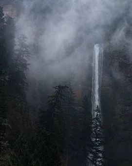 Waterfall Photo, Multnomah Falls, Nature Water, Background Check, Free Photos, Free Stock Photos, Free Images, Stock Images Free, Landscape Photography