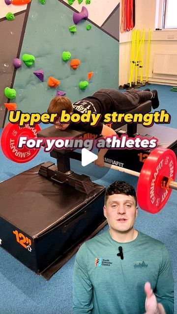 Young Athlete Training on Instagram: "Upper body strength is vital for youth sports and often under developed. For young athletes out there looking to improve their strength and sport heres 3 types of activities we highly recommend. Crawls - a great challenge for young athletes and can set lots of different challenges that improve shoulder and core strength together Hangs - hang challenges are one our favourite tools you can use to improve upper body strength Climbing - an amazing activity for developing strength and skill and super fun whilst doing it. If you’re a young athlete looking for more training tips drop us a follow ✌️ #youngathletes #strengthtraining #youthsports #sportsperformance" Athlete Training, Youth Center, Baseball Training, Body Strength, Upper Body Strength, Young Athletes, Youth Sports, Core Strength, Upper Body Workout