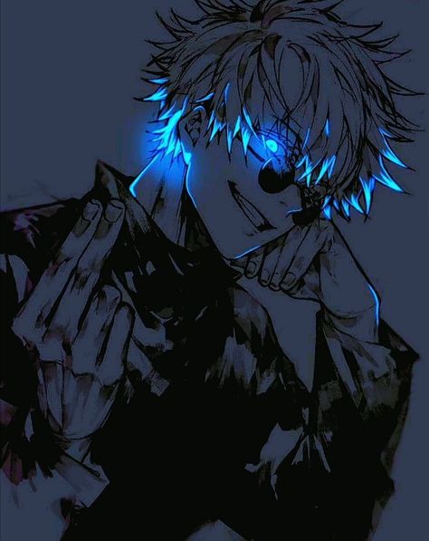 In The Dark, Anime Character, Blue Eyes, Hair, Anime, Blue, Black