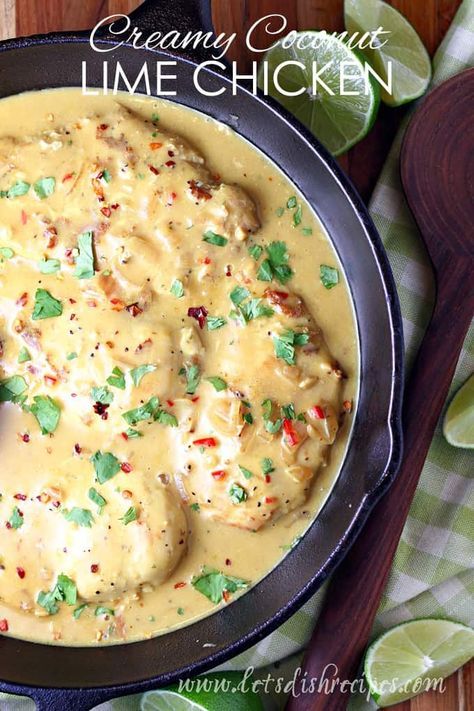 Powdered Coconut Milk Recipes, Fancy Weeknight Dinners, Whole Chicken Pieces Recipes, Recipes That Use A Lot Of Milk, Thicken Sauce, Top Dinner Recipes, Lime Chicken Recipes, Coconut Lime Chicken, Chicken Dishes Easy