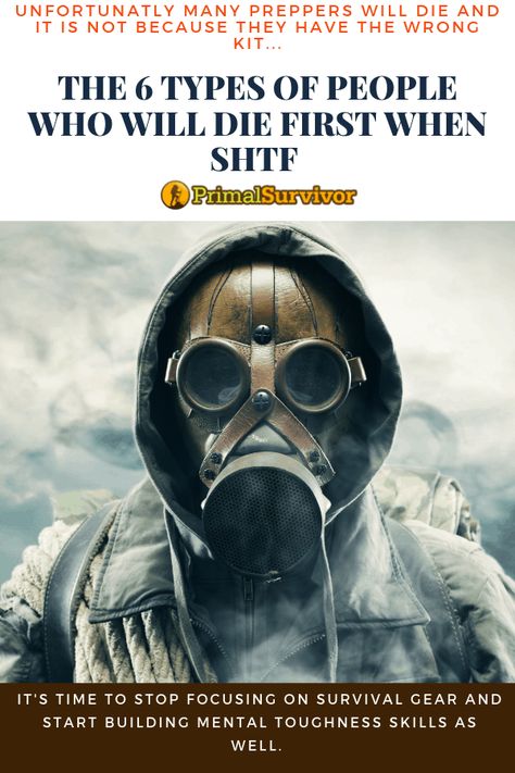 Unfortuantly many preppers will die and it is not because they have the wrong kit or have chosen the wrong Bug Out Location. It's because they have a personality weakness. It's time to stop focusing on buying survival gear and start building mental toughness skills as well. #preppers #shtf #survivaltips Bug Out Location, Shtf Survival, Disaster Plan, Shtf Preparedness, Its Time To Stop, Urban Survival, Prepper Survival, Disaster Preparedness, Emergency Prepping