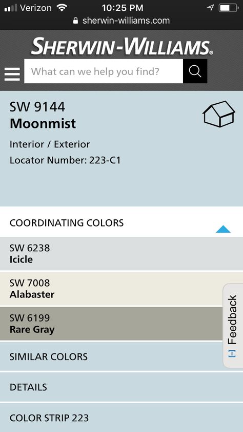 Moonmist from Sherwin Williams Moonmist Sw Paint, Sherwin Williams Moonmist, Moonmist Sw, Ivory Kitchen Cabinets, Ivory Kitchen, Zyla Colors, Kitchen 2021, Paint Collection, New Paint Colors