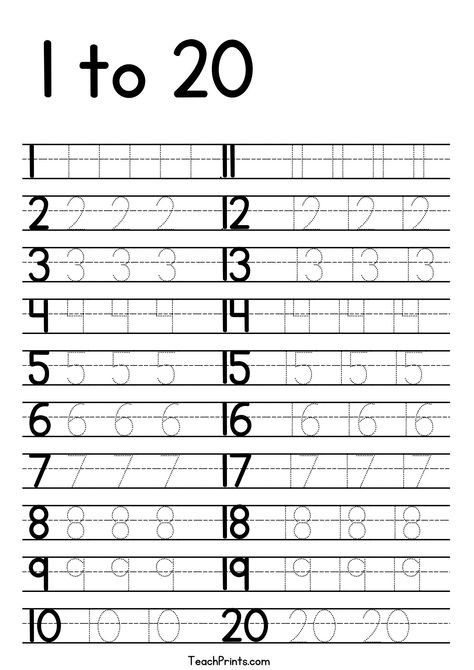 Grab all of my kids and kindergarten number 1-20 tracing worksheets here. Each individual printable worksheet is free and you can select from the variations Number Activities Kindergarten, Number Tracing Worksheets, Alphabet Writing Worksheets, Free Math Printables, Number Worksheets Kindergarten, Kindergarten Math Free, Preschool Number Worksheets, Elementary Worksheets, Kindergarten Math Worksheets Free