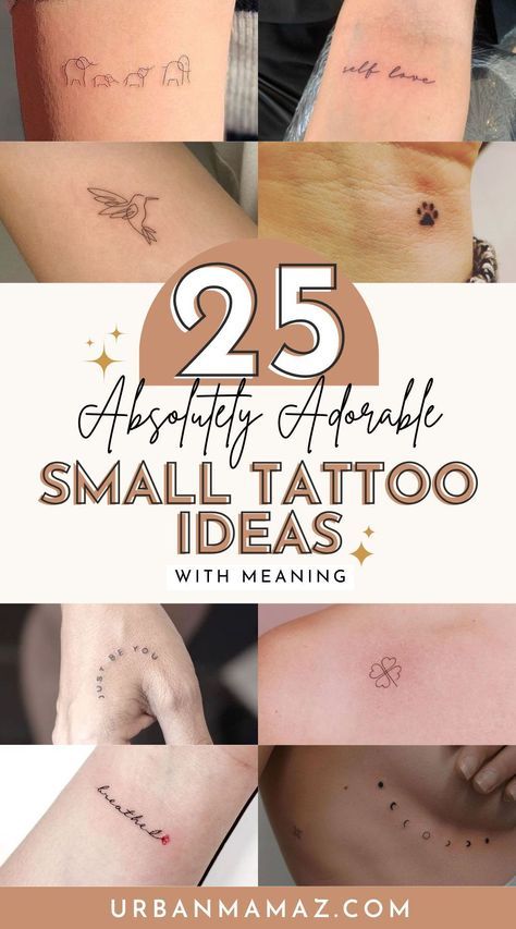 Tattoo Name Ideas For Women Small, Dainty Tattoos Locations, Minimalist Strength Tattoo, Special Meaning Tattoos, Best Tiny Tattoos For Women, Tiny Tattoo With Meaning, Small Tattoo Ideas Minimalist, Tiny Tattoos With Meaning Family, Classy Small Tattoos