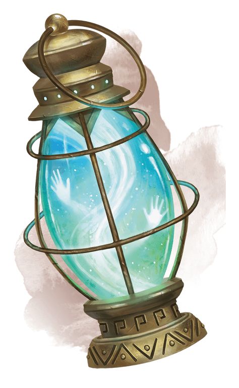 Ghost Lantern, Artifact Art, Lantern Art, Heroic Fantasy, Props Art, Magic Lantern, Forgotten Realms, Fantasy Props, D&d Dungeons And Dragons