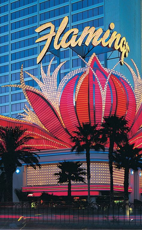 Flamingo Casino | Travel | Vacation Ideas | Road Trip | Places to Visit | Las Vegas | NV | Movie Filming Location | Photo Op | Casino | Hotel Las Vegas Places To Visit, Flamingo Casino, Flamingo Hotel Las Vegas, Casino Roulette, Flamingo Las Vegas, Flamingo Hotel, Casino Movie, Old Vegas, Golf Event