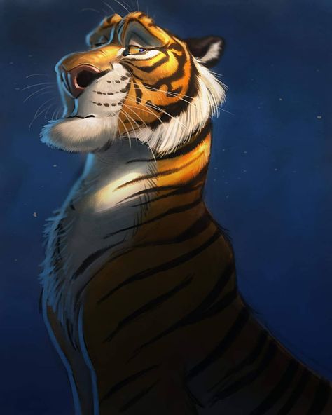 Aaron Blaise, Tiger Drawing, Tiger Illustration, Werewolf Art, My Last Day, Animal Study, Image Cat, Tiger Art, Cat Character