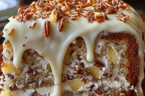 Southern Pineapple Cake Recipe, Pineapple Cake Recipe Homemade, Southern Pineapple Cake, Pineapple Cake Mix Recipes, Pineapple Cake Recipes, Elvis Presley Cake Recipe, Pineapple Bundt Cake, Flavoured Cakes, Cake Release