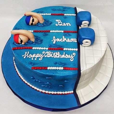 Swim Cake  3 Women and an Oven (KC bakery)