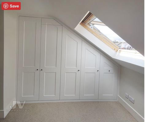 Attic Master Suite, Under Stair Storage, Loft Conversion Bedroom, Attic Bedroom Storage, Under Stair, Attic Wardrobe, Bedroom Built In Wardrobe, Attic Bedroom Designs, Carpentry And Joinery