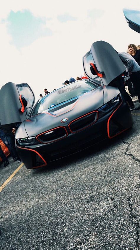 BMW i8 custom Red & Black Bmw I8 Black Wallpapers, Bmw I8 Custom, Bmw I8 Wallpapers, Black Luxury Cars, Xe Dream, Bmw I8 Black, I8 Bmw, Cars Outside, Bmw Red