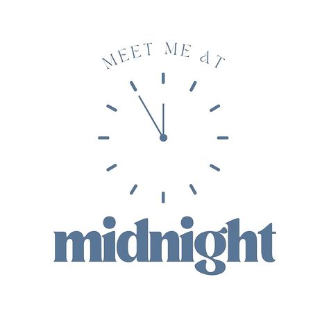 Meet Me At Midnight Taylor Swift, Meet Me At Midnight Wallpaper, Midnights Clock, Embroidering Canvas, Midnight Era, Midnight Clock, Midnight Design, Midnights Album, Meet Me At Midnight