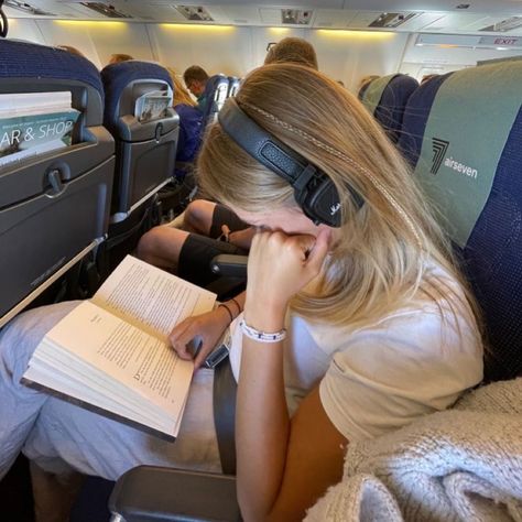 Wearing Headphones, Listening To Music, A Book, A Woman, Headphones, Reading, Music