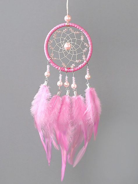 Faux Pearl Beaded Feather Dream Catcher , #spon, #Beaded, #Pearl, #Faux, #Catcher, #Dream #affiliate Pink Dream Catcher, American Indian Quotes, Beaded Feather, Indian Quotes, Feather Dream Catcher, Pink Cadillac, Dream Catcher Diy, Handmade Fashion Jewelry, Gardening Supplies