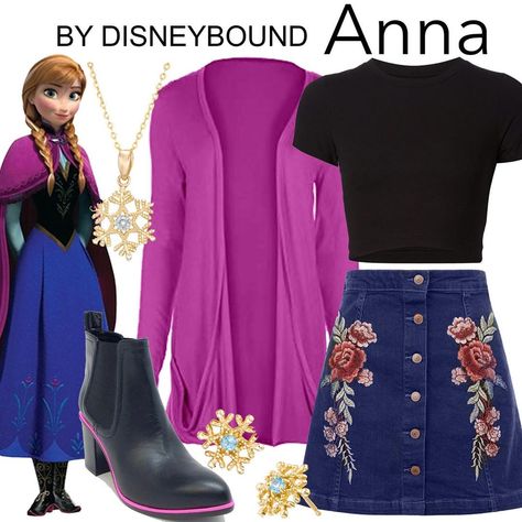 It's a week dedicated to the first film in the @disneyfrozen franchise over on www.disneybound.co! ❄️ We'll roll into Frozen 2 next week! #disneybound #disney #anna #disneyprincess #disneyoutfit #disneyootd Anna Disneybound, Frozen Disneybound, Frozen Clothes, Disneybounding Ideas, Designer Disney, Disney Princess Inspired Outfits, Disney Character Outfits, Disney Bound Outfits Casual, Disney Poses