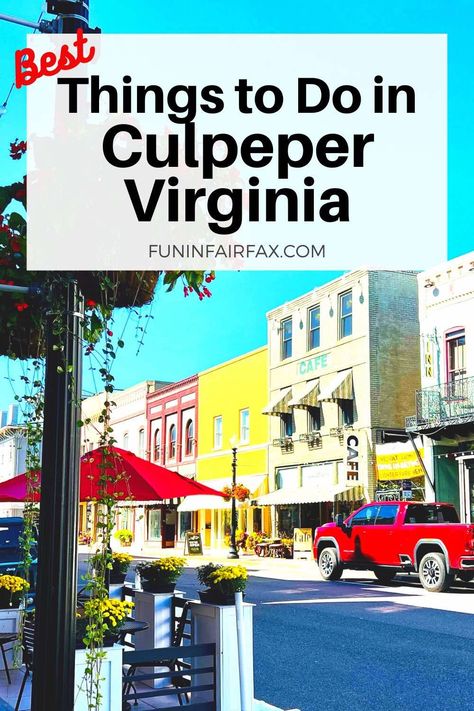 30+ Fantastic Things to Do in Culpeper Virginia Culpeper Va, Culpeper Virginia, Travel Virginia, Ohio Hiking, Ashburn Virginia, Fun Trips, Virginia Vacation, Dc Trip, Adventurous Things To Do