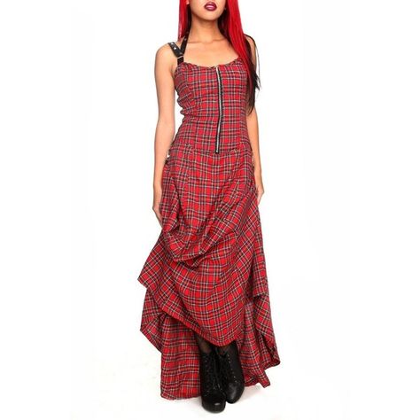 Hot Topic Lip Service Red Plaid Long Halter Dress ($89) found on Polyvore Plaid Dresses, Tartan Fashion, Hot Topic Dresses, Long Halter Dress, Red Plaid Dress, Gaun Fashion, Tartan Dress, Lip Service, Plaid Dress