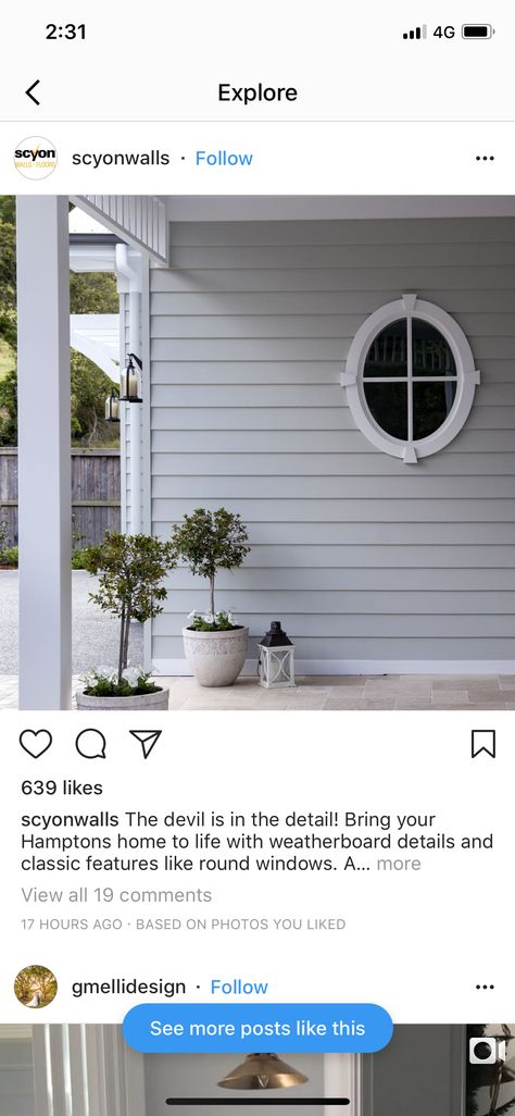 Spanish Olive (Dulux) Spanish Olive Dulux Paint, Dulux Spanish Olive, Cape Cod Beach House, Hamptons House Exterior, Spanish Olives, Dulux Paint, Art Studio Room, Hamptons House, House Exteriors