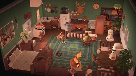 #acnh #animalcrossing A Hut In The Mountains Acnh, Acnh Happy Home Paradise Ideas, Happy Home Paradise Ideas, Acnh Happy Home Paradise, Acnh Hhp, Happy Home Paradise, Acnh Inspiration, Happy Home, Gaming Setup