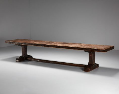 Listed on VNTG.com: Extra Large French Antique Dining Table, 1800's | #vntg #vintage 12 Foot Dining Table, Long Dinning Table, Long Narrow Dining Table, Chunky Dining Table, Long Wood Table, Extra Long Dining Table, Pine Dining Room, Narrow Dining Tables, Dining Table Large