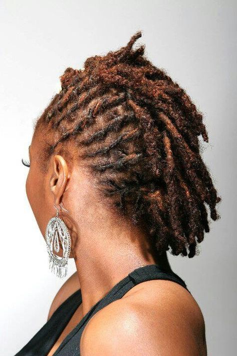 Cute Dreadlocks Hairstyles, Loc Mohawk, Two Strand Twist Locs, Locs Styling, Short Dreadlocks Hairstyles, Locs Short, Twist Locs, Short Loc Styles, Loc Nation