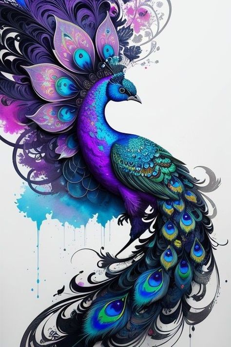 Peacock Tattoo, Deep Meaning, Love Yourself, Self Esteem, Feathers, Self Love, Paint, Tattoos