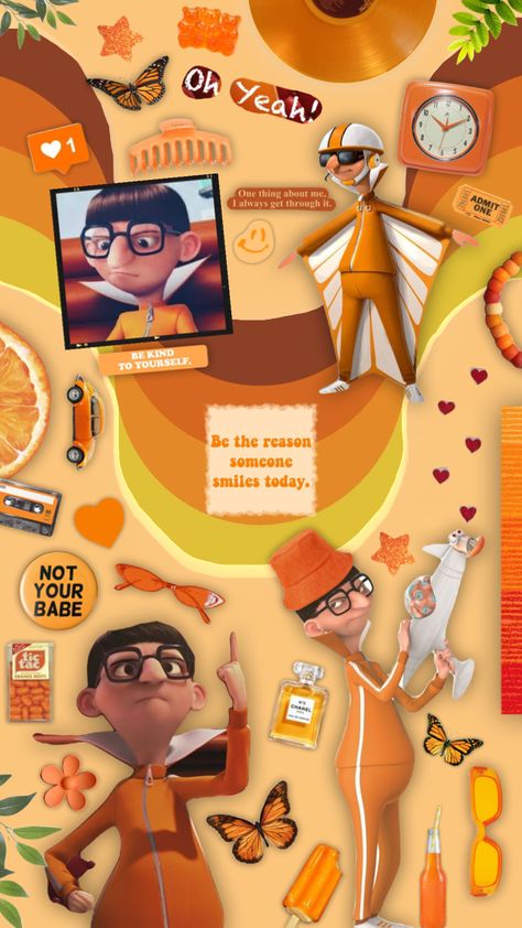 #vector #despicableme #orange #meme #memes #wallpaper #orangeaesthetic Vector Despicable Memes, Vector Despicable Me Aesthetic, Vector Despicable Me Wallpaper, Vector Despicable Me, Bingo Funny, Cute Images For Wallpaper, Notebook Drawing, Cute Wallpapers For Ipad, Cute Lockscreens