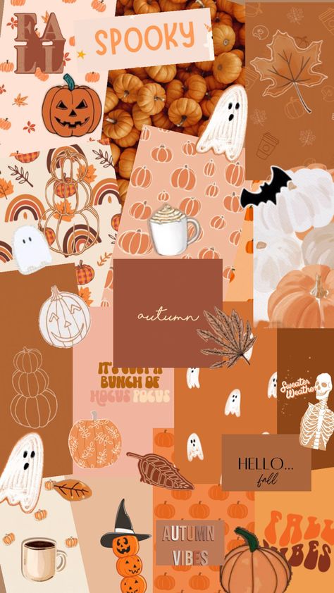 Love this cause I’m so excited for fall Halloween Instagram Story Template, Fall Day Wallpaper, Wallpaper Iphone November, Fall Phone Wallpaper Aesthetic, Fall Collage Wallpaper, Fall Facebook Cover Photos, November Backgrounds, Fall Lockscreen Aesthetic, Fall Facebook Cover