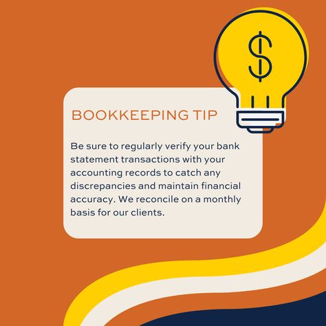 BOOKKEEPING TIP 💡 #revalystllc #bookkeepingtip #virtualbookkeeper Bookkeeper Quotes, Bank Quotes, Bookkeeping Tips, Book Keeping, Business Strategy Management, Ad Ideas, Tax Services, Bank Statement, The Giver