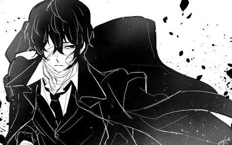 Bungou Stray Dogs Wallpaper, Osamu Dazai, Dazai Bungou Stray Dogs, Dog Wallpaper, Dazai Osamu, Bongou Stray Dogs, Stray Dogs Anime, Exotic Pets, Stray Dogs