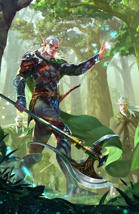 Paladin Oath is he Ancients Wood Elves, Elf Warrior, Dnd Character Art, D D Character Ideas, Fantasy Races, Dungeons And Dragons Characters, Rpg Characters, Arte Fantasy, Fantasy Warrior