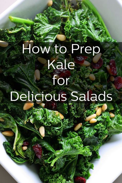 Salad Calories, Recipes Kale, The Perfect Salad, How To Cook Kale, Perfect Salad, Kale Salad Recipes, Kale And Spinach, Kale Recipes, Fitness Magazine