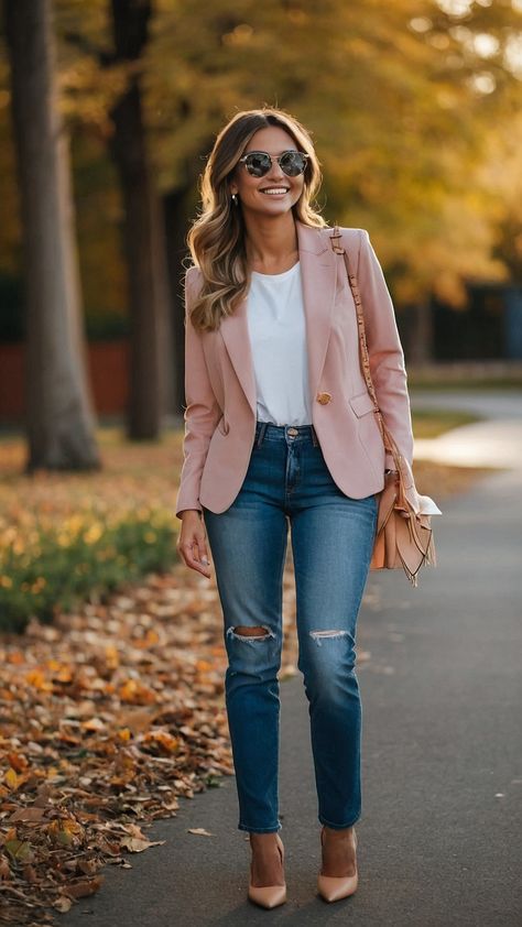 Looking for a casual dinner outfit for fall that's both classy and simple Check out this stylish ensemble featuring jeans that are a perfect mix of casual and classy Whether it's for a business dinner in 2024 or a casual night out in 2023 this outfit is versatile and chic The jeans are in a midsize with a leggings-style fit making them comfortable yet dressy Upgrade your fall wardrobe with this cute and classy dinner outfit option Mothers Day Outfit Ideas Spring, Dressy Fall Outfits Classy, Dressy Outfits With Jeans, Simple Dinner Outfits, Fall Outfits Classy, Dressy Fall Outfits, Classy Dinner, 15 Outfits, Classy Fall Outfits