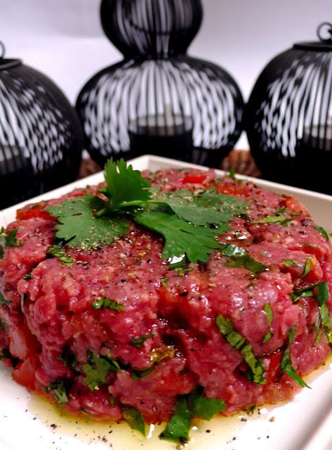 Steak Tartare, Ceviche, Thai Recipes, Meatloaf, Summer Recipes, Asian Recipes, Steak, Food And Drink, Meat