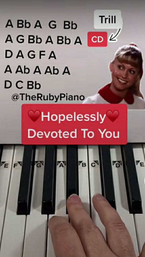 Piano Letters, Piano Sheet Music Letters, Music Letters, Hopelessly Devoted, Piano Songs, Piano Sheet, Piano Music, Piano Sheet Music, Sheet Music