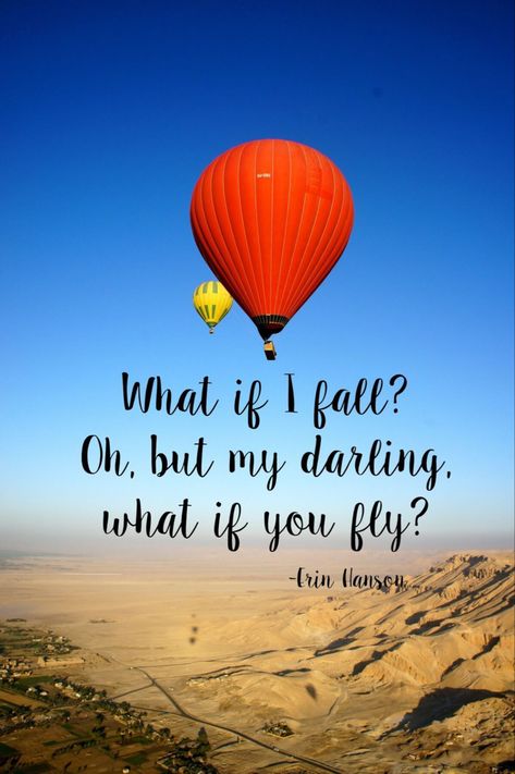 Hot Air Balloon Quotes, Balloon Quotes, Hot Air Balloons Photography, Air Quotes, Barbie Quotes, Recreation Therapy, What If You Fly, Love Life Quotes, Happy Wife