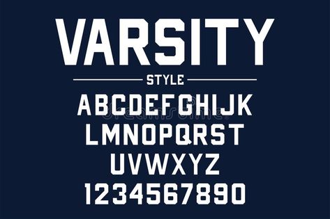 College Font, Jersey Font, Font Vintage, Font Guide, Different Font Styles, Typeface Logo, Sports Fonts, Create Quotes, Old English Font