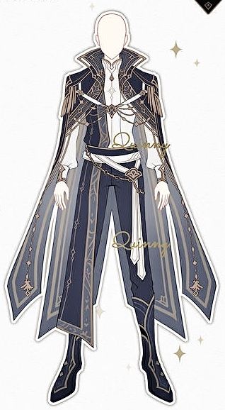 Royalty Clothes Drawing Reference, Ghost Outfit Male, Cosmic Outfit Men, Star Inspired Outfits Male, Knight Formal Wear, Star Themed Outfits Men, Outfit Adopts Male, Space Themed Outfits Drawing, Celestial Aesthetic Clothes Men