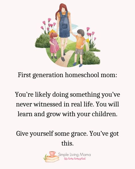 Who else here is a first generation homeschooler? #homeschoolmom #homeschoolmama #homeschoolingmom #homeschoolencouragement #homeschoolcommunity Homeschool Mom Aesthetic, Homeschool Quotes Inspiration, Homeschool Inspiration Quotes, Homeschool Mom Humor, Unschooling Ideas, Homeschooling Quotes, Mindful Motherhood, Relaxed Homeschooling, Homeschool Quotes