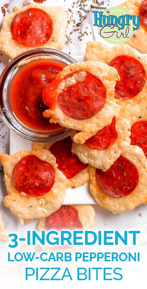 Low Carb Pepperoni Pizza Bites, Air Fryer Pepperoni Chips, Appetizer Foods, Baked Pepperoni, Lowcarb Snacks, Keto Apps, Pizza Bites Recipe, Pepperoni Bites, Ww Appetizers