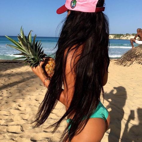 ✦⊱ɛʂɬཞɛƖƖą⊰✦ Hair Summer, Long Black Hair, Long Hair Girl, Beautiful Long Hair, Island Girl, Grunge Hair, Brazilian Hair, Virgin Hair, Dark Hair