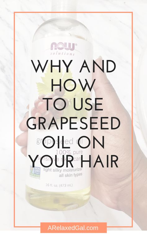 If you're looking for a light oil or moisture sealer for your hair than you should consider grapeseed oil. Check out this post to see the benefits it has for hair and how you can use it. | A Relaxed Gal #naturaloils #healthyhair #moistrizeandseal #relaxedhair Grapeseed Oil Benefits Hair, Grape Seed Oil For Hair, Grapeseed Oil Hair Growth, Grapeseed Oil Uses, Grapeseed Oil Hair, Grapeseed Oil For Hair, Berry Benefits, Grapeseed Oil Benefits, Natural To Relaxed Hair